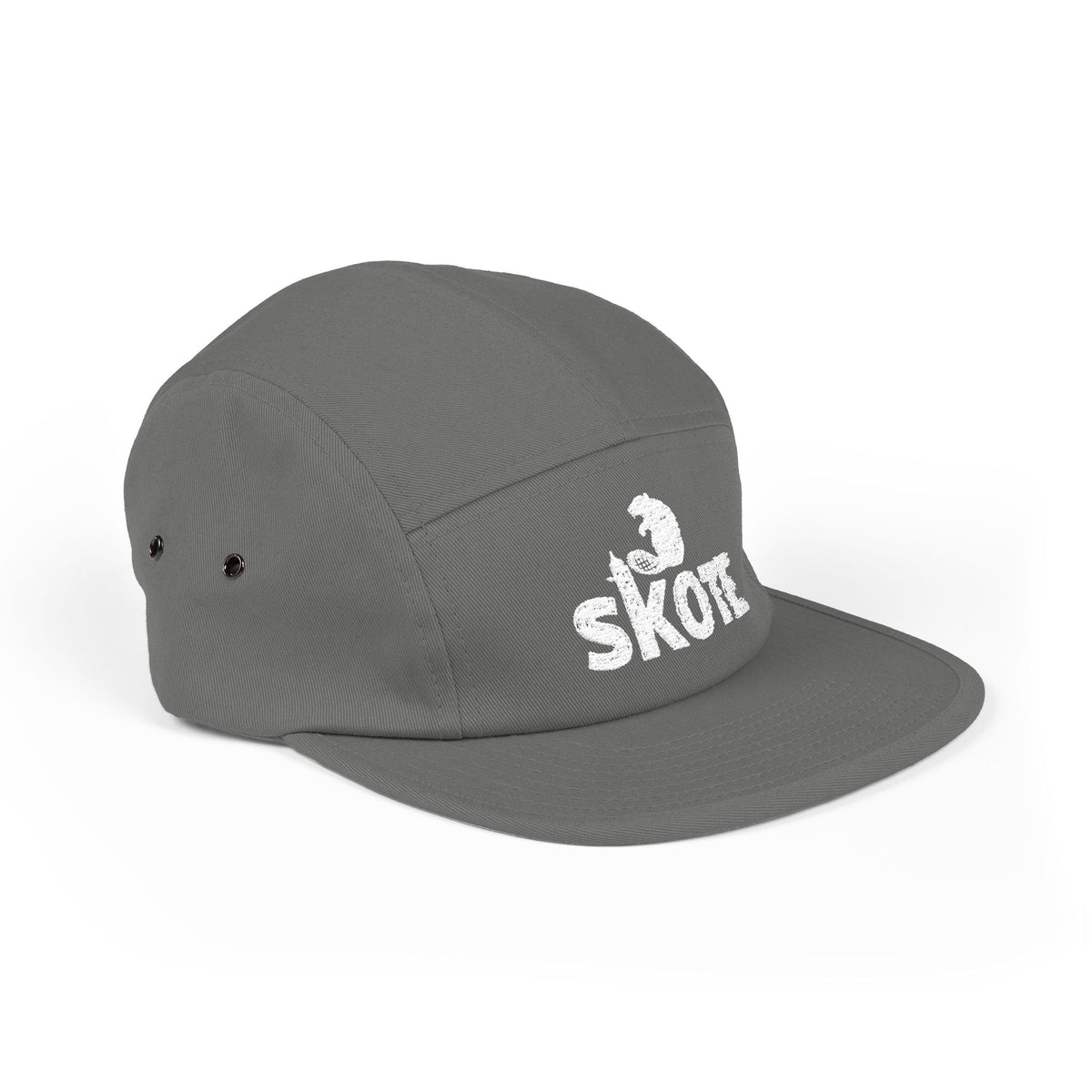 Skote Embroidered 5-Panel Cap — Retro Surf & Skate Logo Hat